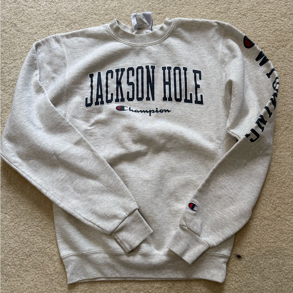XS Unisex Jackson Hole Champion Crewneck Sweatshirt
